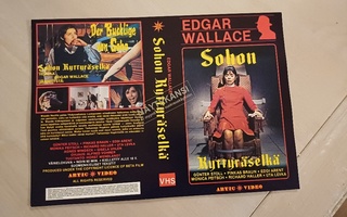 Sohon kyttyräselkä (Edgar Wallace) VHS kansipaperi