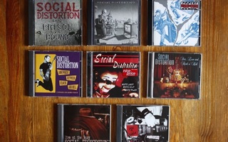 Social Distortion CD-albumipaketti 9 kpl