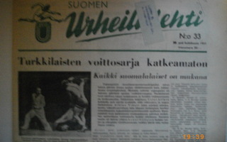 Suomen Urheilulehti Nro 33/1951 (25.2)