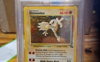 Hitmonlee - Holo - Fossil - PSA8 - Pokemon