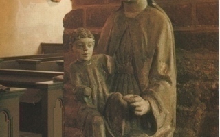 Hollola kirkko Neitsyt Maria patsas