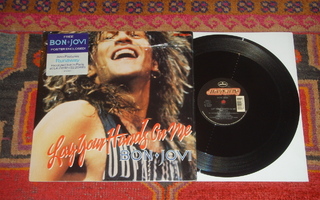 Bon Jovi 12" MAXI Lay Your Hands On Me + 1 (ps) + JULISTE