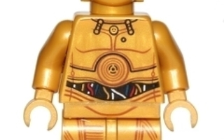Lego Figuuri - C-3PO decorated legs ( Star Wars ) 2016