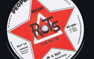THE RUTS in a rut / h-eyes 45 -1979- orig. uk kbd klassikko