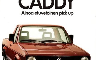VW Golf Caddy -esite, 1987