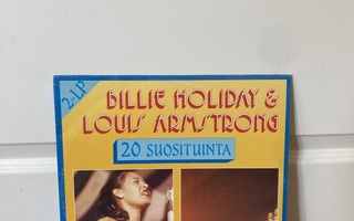 Billie Holiday & Louis Armstrong – 20 Suosituinta 2XLP