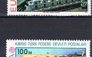 Turkin Kypros 1977 - Europa CEPT  ++