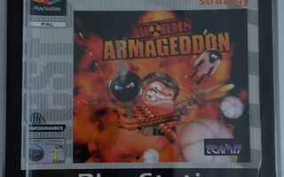 * Worms Armageddon PS1 PAL CIB Lue Kuvaus