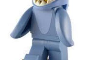 Lego Figuuri -  Minifigures - Shark suit guy  ( Serie 15 )