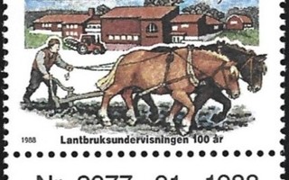 Åland 1988 Maanviljelyskoulutus välilöpari **LaPe 027