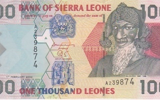 Sierra Leone 1 000 leone 2002