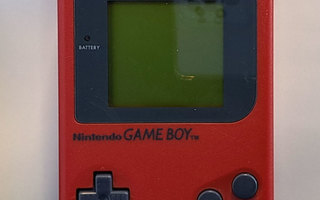 Game Boy pelikonsoli Red (Käytetty)