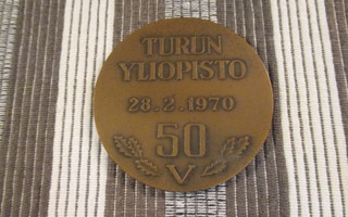Turun Yliopisto 28.2.1970 mitali / Tauno Torpo 1970.