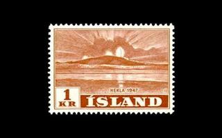 Islanti 252 ** Hekla 1 kr (1948)