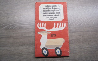 AUTOILIJAN TIEKARTTA 1975, POHJOIS SUOMI