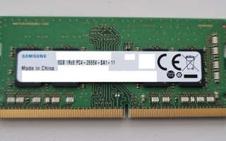 8GB PC4-2666V DDR4 SODIMM RAM kannettavan muistikampa