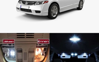 Honda Civic (G8) Sisätilan LED -muutossarja 6000K ; x11