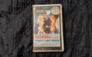 VHS: JAMES BOND 007 - TIMANTIT OVAT IKUISIA 1971 FIx
