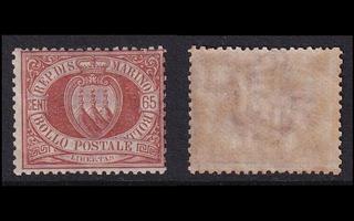 San Marino 19 * Vaakuna 65 C (1892)