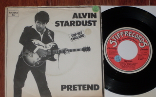 7"ALVIN STARDUST - Pretend - single 1981 rockabilly EX-