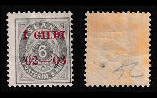 Islanti 27B * Gildi 6 A (12 3/4) (1902)