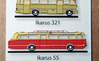 Ikarus 321 55 ja 620 linja-autot kalenteri 2011