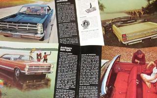 1967 Ford Fairlane esite - KUIN UUSI - 24 sivua