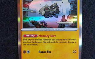 Pokemon kortti Relicanth 084/162 holo