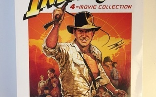 Indiana Jones: 4-Movie Collection (4K Ultra HD) UUSI