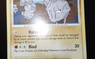 Onix 69/100 Pokemon Stormfront card