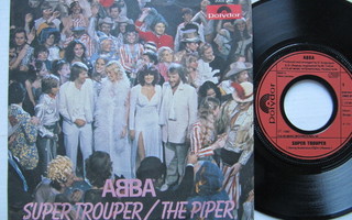 ABBA Super Trouper / The Piper 7" sinkku  Saksalainen