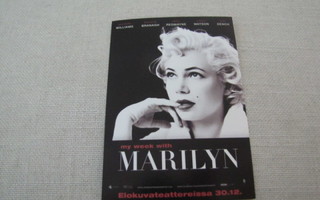 My week with Marilyn monroe mainos postikortti 2011