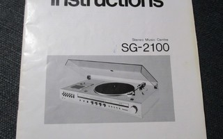 Panasonic SG-2100 käyttöohjekirja! (V299)