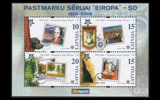 Latvia 656-9BL21 ** Europa-merkit 50v (2006)