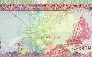 Maleviidit 20 rufiyaa 2000