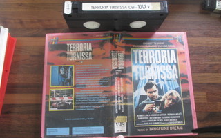TERRORIA TORNISSA vanha VHS video v 1986