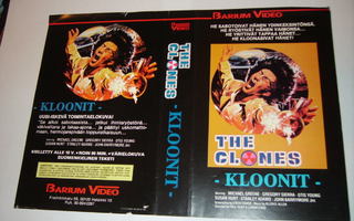 Vhs kansipaperi Fix - KLOONIT - The Clones  (Sis.postikulut)