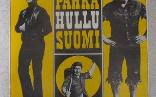 Pähkähullu Suomi (Jukka Virtanen, 1967) vanha elokuvajuliste