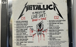 METALLICA - 15 Pieces Of Live Shit: Binge & Purge (USA,2xCD)