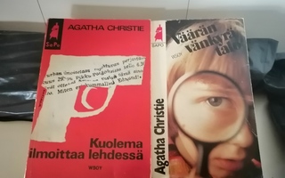 Christie, Agatha -kirjapaketti (3 kpl)