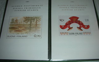 Kaikki 80-luvun postimerkki vuosilajitelmat