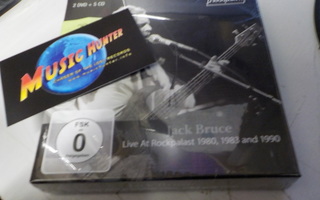 JACK BRUCE - LIVE AT ROCKPALAST 2DVD+5CD UUSI BOKSI