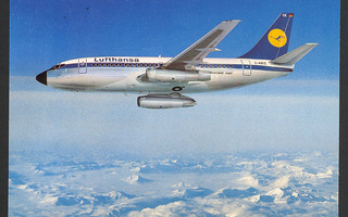 Lentokone - Lufthansa B 737 City Jet - kulkenut 1984