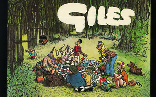 GILES 27 th Series Cartoon Annual 1973 nid UUSI-