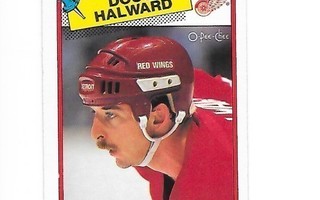 1988-89 OPC #113 Doug Halward Detroit Red Wings gooni