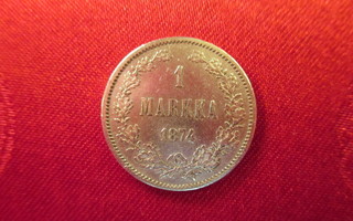 1 Markka 1874 Hopeaa/Silver .(868/1000).