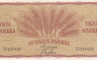 Suomi  1 markka 1963   Z7235433  kl  8