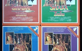 Shaka Zulu - neliosainen sarja (4xVHS)