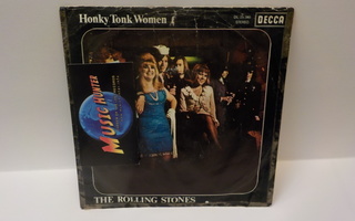 THE ROLLING STONES - HONKY TONK WOMEN 1969 VG+/VG+ 7"