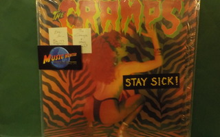 THE CRAMPS - STAY SICK! EX+/M- FRA -93 REISSUE LP